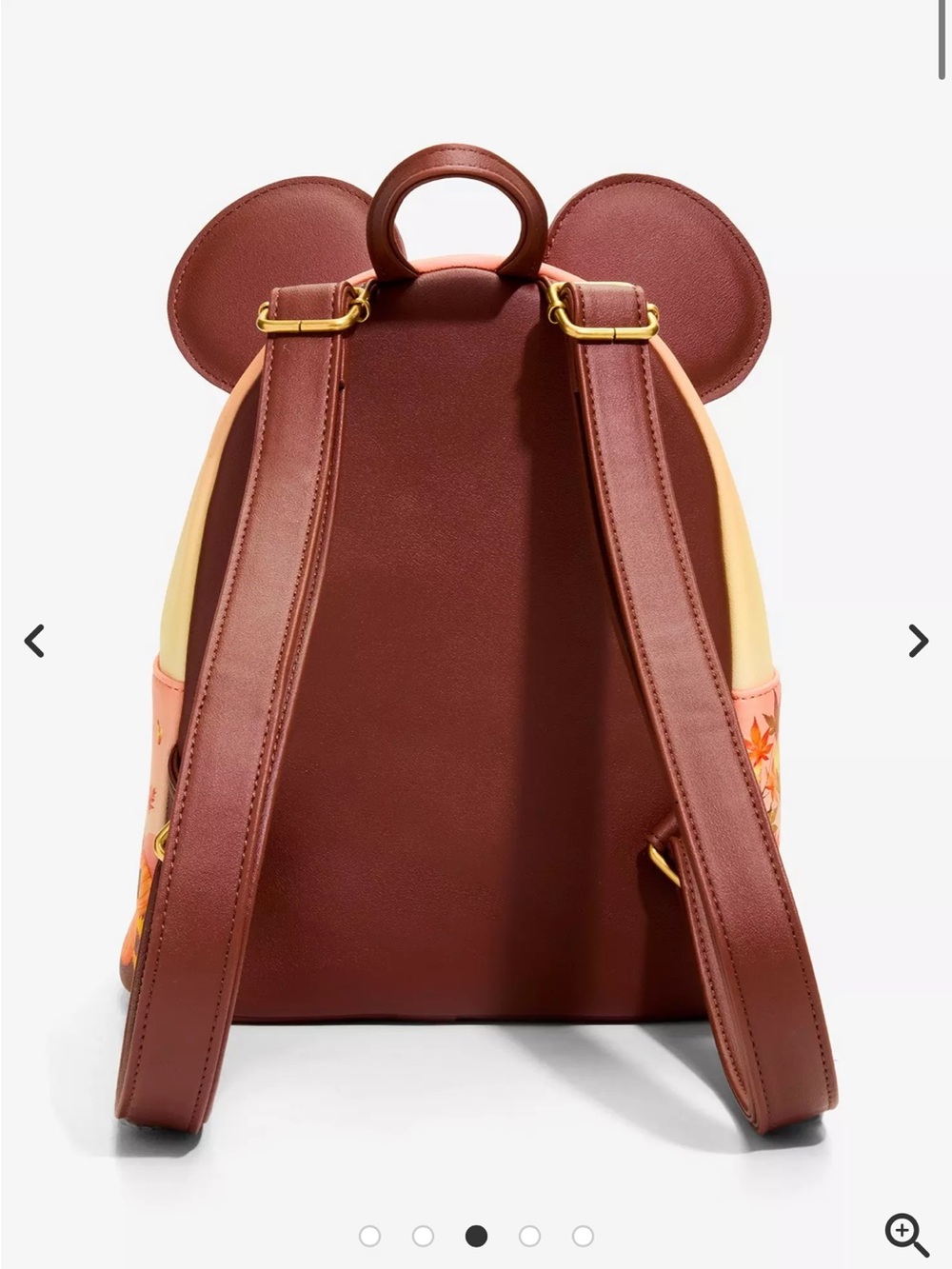 Loungefly Disney Minnie Mouse Fall Harvest Mini Backpack - Picture 3 of 9